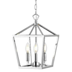 10" 3-Light Ojai Iron Classic Modern Lantern LED Pendant - JONATHAN Y -Adesso Shop GUEST 332ae216 1d47 464a 8e4f f336f00a97c2