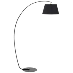 HOMCOM Arched Floor Lamp, Modern Standing Lamp With Foot Switch & Metal Base, Corner Reading Lamps Tall Pole Light For Office Bedroom Living Room -Adesso Shop GUEST 3398c8bd b296 4c38 80b4 caaaff52b437
