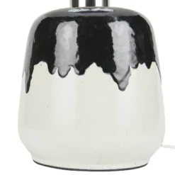 18" Black/White Abstract Splash Ceramic Table Lamp - Nourison 13 18" Black/White Abstract Splash Ceramic Table Lamp - Nourison -Adesso Shop GUEST 33b12def 0158 4e45 9d5e b853685b494a