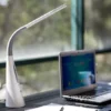 Mount-It! Turcom AirLight Ultrabright LED Desk Lamp With Bladeless Three Speeds Fan Panel | White