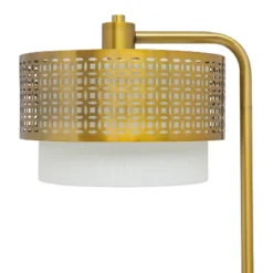 65.25" Ximena Drum Shade Floor Lamp Gold - River Of Goods -Adesso Shop GUEST 33d6df76 999b 4d29 8a69 2d7133f3556d