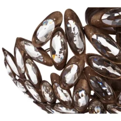 Franklin Iron Works Viera Rustic Ceiling Light Semi Flush Mount Fixture 20" Wide Bronze 3-Light Clear Cut Crystal Mosaic Bowl For Bedroom Living Room 12 Franklin Iron Works Viera Rustic Ceiling Light Semi Flush Mount Fixture 20" Wide Bronze 3-Light Clear Cut Crystal Mosaic Bowl For Bedroom Living Room -Adesso Shop GUEST 33f451ed aaed 4bf3 95e5 aed703d34db0