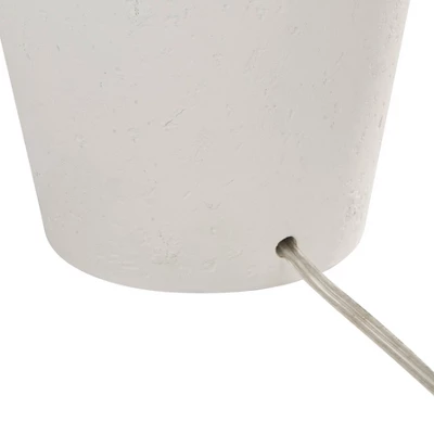 360 Lighting Modern Table Lamps 26" High Set Of 2 White Gourd Fabric Tapered Drum Shade For Bedroom Living Room House Home Bedside Nightstand Office 6 360 Lighting Modern Table Lamps 26" High Set Of 2 White Gourd Fabric Tapered Drum Shade For Bedroom Living Room House Home Bedside Nightstand Office - Image 6