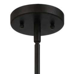 Possini Euro Design Stella Black Pendant Chandelier 15" Wide Modern Gold Leaf Drum Shade 4-Light Fixture For Dining Room House Foyer Kitchen Island -Adesso Shop GUEST 3609b387 8b68 462e beea 20d515bb9dcb