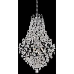 Vienna Full Spectrum Marilyn Chrome Pendant Chandelier 18 1/4" Wide Modern Clear Crystal 5-Light Fixture For Dining Room House Foyer Kitchen Island -Adesso Shop GUEST 3707443b 57ca 4b66 99fa 18a99a33f08e