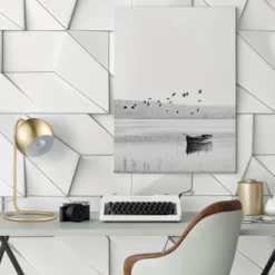 15" Richmond Desk Lamp With Inner Shade Matte Brass - Globe Electric