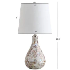 20.5" Mona Mini Table Lamp (Includes LED Light Bulb) Ivory - JONATHAN Y 5 20.5" Mona Mini Table Lamp (Includes LED Light Bulb) Ivory - JONATHAN Y -Adesso Shop GUEST 39453b56 8e89 47df 9310 bd8de7652cae
