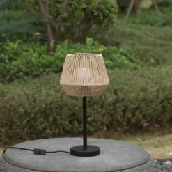 Vintiquewise Creative Paper Rope Lamp With Plug In Cord On/Off Switch For Bedroom, Living, Playroom And Entryway, Natural 9 Vintiquewise Creative Paper Rope Lamp With Plug In Cord On/Off Switch For Bedroom, Living, Playroom And Entryway, Natural -Adesso Shop GUEST 3bc2ac82 353b 401f b2bf dcc2163a4631