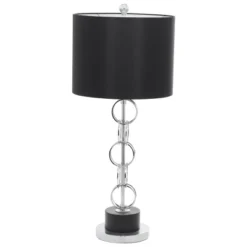 Contemporary Polystone Table Lamp Black - Olivia & May -Adesso Shop GUEST 3cc86aca b0f2 4bd0 95f9 b6f9ace45823
