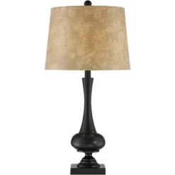 Franklin Iron Works Ross Rustic Farmhouse Table Lamps 27" Tall Set Of 2 Bronze With USB Charging Port Faux Leather Drum Shade For Living Room Desk 15 Franklin Iron Works Ross Rustic Farmhouse Table Lamps 27" Tall Set Of 2 Bronze With USB Charging Port Faux Leather Drum Shade For Living Room Desk -Adesso Shop GUEST 3ccbb142 9a46 4318 9470 834bc7273bd2