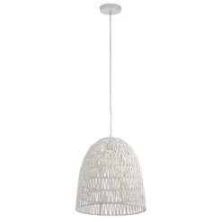 15" 1-Light Imara Pendant Hemp White - River Of Goods -Adesso Shop GUEST 3d4cbe37 4215 4e10 8d64 de19c33a0421