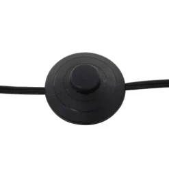 Fabric Floor Lamp With Drum Shade Blue - Olivia & May -Adesso Shop GUEST 3e40567a 482c 4cbd 88fe 85bad718295e