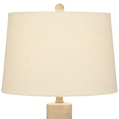 360 Lighting Sandstone Gourd 27" Tall Farmhouse Rustic Modern Coastal Table Lamp Brown Single Beige Shade Living Room Bedroom Bedside Nightstand House 3 360 Lighting Sandstone Gourd 27" Tall Farmhouse Rustic Modern Coastal Table Lamp Brown Single Beige Shade Living Room Bedroom Bedside Nightstand House - Image 3
