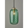 Derrick Pendant Black With Brass Accents - Adesso