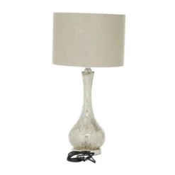 Glass Table Lamp With Faux Mercury Glass Finish Silver - Olivia & May -Adesso Shop GUEST 3f44cc8b 4e37 45a4 8e2e 8312bd5a0ea1