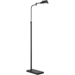 Possini Euro Design Keegan Traditional Pharmacy Floor Lamp 54" Tall Dark Bronze Adjustable Swing Arm Metal Shade For Living Room Reading Bedroom -Adesso Shop GUEST 413934e4 df9c 41e3 8f8f 011dab494ed8