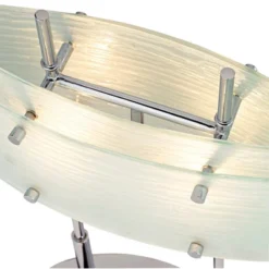 Possini Euro Design Charles Street Modern Desk Lamp 23" High Chrome Satin Nickel Frosted Slump Glass Shade For Bedroom Living Room Bedside Nightstand 10 Possini Euro Design Charles Street Modern Desk Lamp 23" High Chrome Satin Nickel Frosted Slump Glass Shade For Bedroom Living Room Bedside Nightstand -Adesso Shop GUEST 416f8283 104f 459b 9f62 8f9214a77362