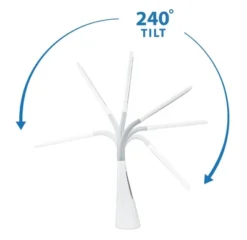 Mount-It! Turcom AirLight Ultrabright LED Desk Lamp With Bladeless Three Speeds Fan Panel | White -Adesso Shop GUEST 439d0be8 2cd8 4bb3 8167 fdd9636cb108