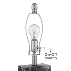 360 Lighting Connie Modern Table Lamps Set Of 2 25" High Black Faux Marble With USB Charging Ports White Rectangular Shade For Living Room House Desk 13 360 Lighting Connie Modern Table Lamps Set Of 2 25" High Black Faux Marble With USB Charging Ports White Rectangular Shade For Living Room House Desk -Adesso Shop GUEST 446d40d1 b7c2 4d94 9f6b 113138e2a1bc