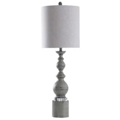 Pateley Spindle Table Lamp With Acrylic Detail And Drum Shade Blue/Gray - StyleCraft -Adesso Shop GUEST 4861dc31 8731 4564 97f8 8d2760c8cfb6