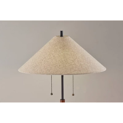 Palmer Natural Table Lamp Black - Adesso 3 Palmer Natural Table Lamp Black - Adesso - Image 3