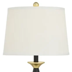 360 Lighting Kamila Traditional Table Lamps 27" Tall Set Of 2 Gold Black With Dual USB Charging Ports White Drum Shade For Bedroom Bedside Family Desk 13 360 Lighting Kamila Traditional Table Lamps 27" Tall Set Of 2 Gold Black With Dual USB Charging Ports White Drum Shade For Bedroom Bedside Family Desk -Adesso Shop GUEST 4ba3697f ab15 4d2a bef1 6ed8cd547379