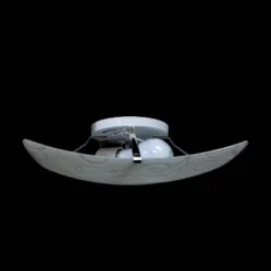 Flushmount Ceiling Light With Scroll Swirl Design White - Simple Designs -Adesso Shop GUEST 4c5203b7 f599 4458 b424 c06a6660fdcc