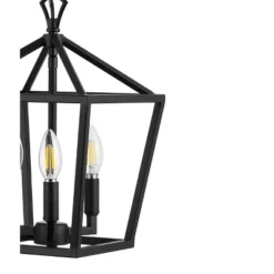 10" 3-Light Ojai Iron Classic Modern Lantern LED Pendant - JONATHAN Y -Adesso Shop GUEST 4c5de876 9492 48f4 a828 2c028d6c1c27