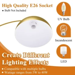 Frate Arc Floor Lamp For Reading Working, 90°Rotatable Metal Shade, 2 Colors Lampshades, Height Adjustable, 71 Inch(Bulb Not Included)-The Pop Home -Adesso Shop GUEST 4da577c5 b6b1 4de2 9057 fee3e1499e66