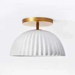 Scalloped Semi-Flush Mount Ceiling Light - Threshold™ Designed With Studio McGee -Adesso Shop GUEST 4db2ffb8 6162 4f4e 857b 3d8bb79181a2