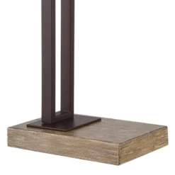 Franklin Iron Works Maricopa Rustic Farmhouse Desk Lamp 21 1/4" High Bronze Metal With USB And AC Power Outlet Mica Shade For Bedroom Living Room Home -Adesso Shop GUEST 4e1211ea ac0c 483b 8fa2 e18826e78621