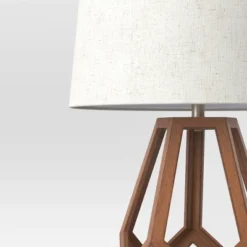 Large Wood Geo Assembled Table Lamp - Threshold™ -Adesso Shop GUEST 4e826a9e 70e6 444a b5c1 561396ae69fb