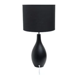 Oval Bowling Pin Base Ceramic Table Lamp - Simple Designs -Adesso Shop GUEST 4ea852ee ab48 4b62 aa99 0a0cb7b044f1