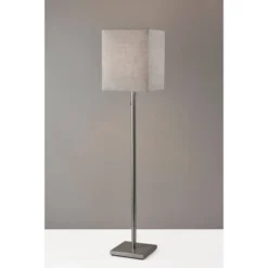 Estelle Floor Lamp Brushed Steel - Adesso -Adesso Shop GUEST 4f2ac1ec fc51 4382 b750 00d8689463fb