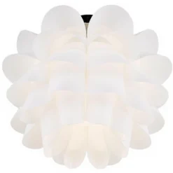 Possini Euro Design Modern Ceiling Light Semi Flush Mount Fixture 15 3/4" Wide White Flower For Bedroom Kitchen Living Room Hallway Bathroom House 10 Possini Euro Design Modern Ceiling Light Semi Flush Mount Fixture 15 3/4" Wide White Flower For Bedroom Kitchen Living Room Hallway Bathroom House -Adesso Shop GUEST 50739fc9 cd8a 4ae0 b4e3 aa80ec830366