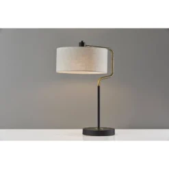 Jacob Table Lamp Black/Brass - Adesso -Adesso Shop GUEST 50843996 5ac9 4941 8084 f896b587d462