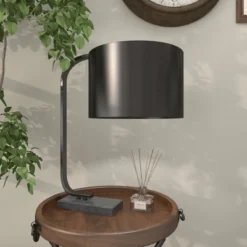 Traditional Metal Table Lamp Black - Olivia & May -Adesso Shop GUEST 5360e6dc 471c 419e a5be 3dd32f1a665a