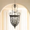Franklin Iron Works French Scroll Rubbed Bronze Chandelier 27 1/2" Wide Rustic 12-Light Fixture For Dining Room House Kitchen Island Entryway Bedroom