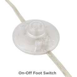 360 Lighting Cora Modern Arc Floor Lamp Standing 72" Tall Brushed Nickel Metal White Linen Drum Shade For Living Room Reading Bedroom Office House -Adesso Shop GUEST 5731152f 6de0 4f27 8078 7b33919aa9eb