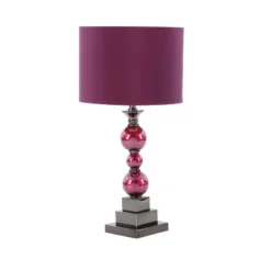 Glam Glass Table Lamp Set Of 2 Red - Olivia & May -Adesso Shop GUEST 5983973e ad5f 476f 97ae 957c0cf95717