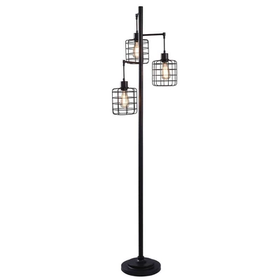 Madison Metal Three Pendant Floor Lamp Bronze - StyleCraft 2 Madison Metal Three Pendant Floor Lamp Bronze - StyleCraft - Image 2