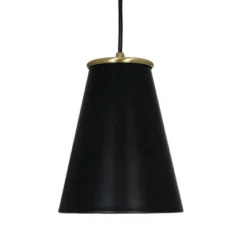 10.38" Metal Pendant Ceiling Light Black - Cresswell Lighting -Adesso Shop GUEST 5e3461d7 124d 40e9 bde5 5d7e826ed3e6