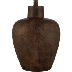 Regency Hill Glenn Rustic Farmhouse Table Lamps 27" Tall Set Of 2 Dark Terra Cotta Tapered Fabric Drum For Bedroom Living Room Bedside Nightstand Home -Adesso Shop GUEST 5e5b13ec 9c16 4dd7 bc8a b73457c81a59