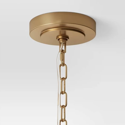 Large Chandelier Wooden Beads Swag Natural Tone - Threshold™ 2 Large Chandelier Wooden Beads Swag Natural Tone - Threshold™ - Image 2