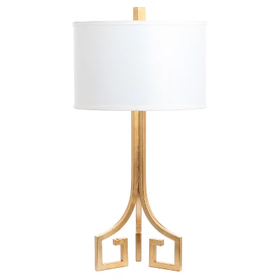(Set Of 2) 27.5" Arabelle Hardback Table Lamp (Includes CFL Light Bulb) Gold - Safavieh 1 (Set Of 2) 27.5" Arabelle Hardback Table Lamp (Includes CFL Light Bulb) Gold - Safavieh