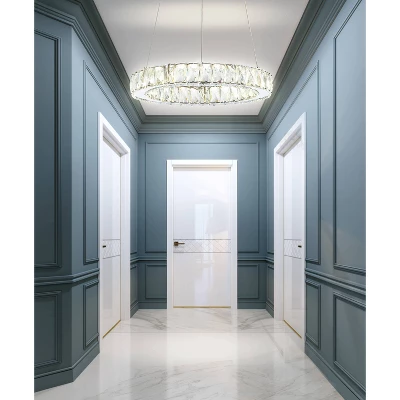 15.75" Metal/Crystal Adjustable Reese Pendant (Includes Energy Efficient Light Bulb) Chrome - JONATHAN Y 4 15.75" Metal/Crystal Adjustable Reese Pendant (Includes Energy Efficient Light Bulb) Chrome - JONATHAN Y - Image 4