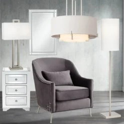 Possini Euro Design Concentric Brushed Nickel Pendant Chandelier 25" Wide Modern White Fabric Drum 4-Light For Dining Room House Foyer Kitchen Island 13 Possini Euro Design Concentric Brushed Nickel Pendant Chandelier 25" Wide Modern White Fabric Drum 4-Light For Dining Room House Foyer Kitchen Island -Adesso Shop GUEST 66d9ba0e 4c64 4047 86d2 6dca93c49a1a