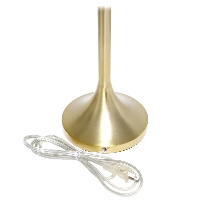 Tapered Desk Lamp With Fabric Drum Shade White - Simple Designs 7 Tapered Desk Lamp With Fabric Drum Shade White - Simple Designs - Image 7