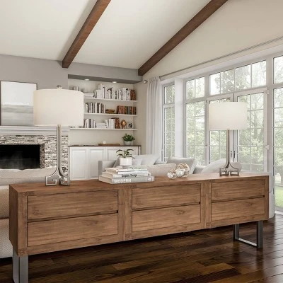 Set Of 2 Greek Key Lamps Antique (Includes LED Light Bulb) Silver - Trademark Global 3 Set Of 2 Greek Key Lamps Antique (Includes LED Light Bulb) Silver - Trademark Global - Image 3