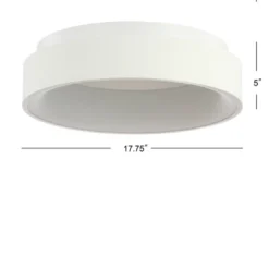 17.75" Ring Flush Mount Ceiling Light (Includes Energy Efficient Light Bulb) - JONATHAN Y -Adesso Shop GUEST 6aa0844c 666e 4de1 959b 864f00e09ad1